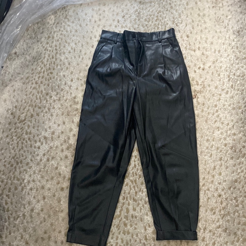 Zara Leather Pants